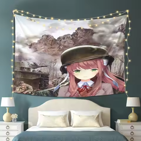 Monika DDLC Inspired Design Tapestry Perfect for All Holidays Ideal Gift Wall Hanging for Living Roo