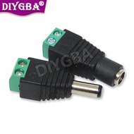 10PCS DC Power Plug 5.5 X 2.1MM 5.5*2.5MM Jack Socket Male And Female Jack Adapter Connector Plug Ja