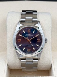 [SOLD OUT]二手 USED ROLEX 勞力士 AIR KING 14000 藍色 2001年6月