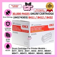 Original OKI B411 OKI B412 OKI B432 Drum Cartridge 30K 44574303 B411 B412 B431 B432 B512 MB461 MB471