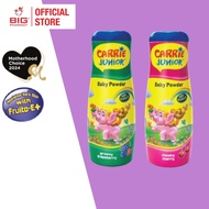 CARRIE JUNIOR BABY POWDER 125G ( CHEEKY CHERRY / GROOVY GRAPEBERRY )