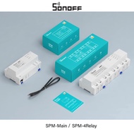 SONOFF SPM Wifi Smart Stackable Power Meter 20A/ Gang SPM-4 Relay Overload Protection eWeLink APP SD card Local Storage
