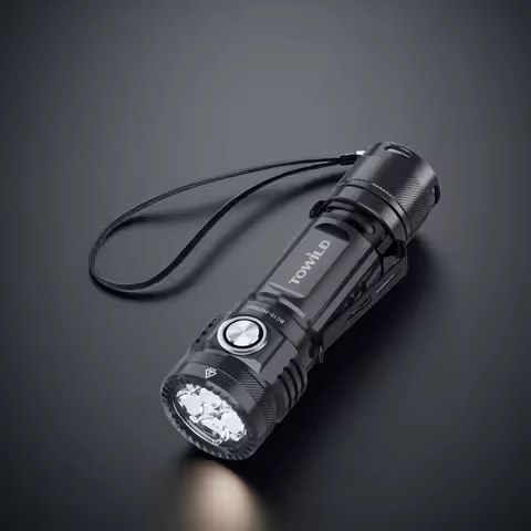 TOWILD BC10 EDC Flashlight Portable Rechargeable 4000lm IPX8 High Power Led Flashlight 21700 Torch F