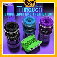SYOK MALL Double-Ended Men Masturbation Cup Pocket Size Masturbator Mini Aeroplane Cup Fake Puusy Pu