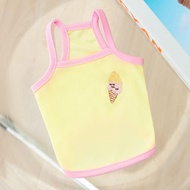 hipidog | Thêu dễ thương Dây đeo nhỏ Chất liệu chống rụng lông Quần áo thú cưng Mèo Anh ngắn Mèo Mỹ 