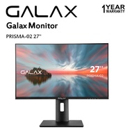 GALAX Monitor (PR-02) 27" FHD / VA / 75Hz / Borderless / USB-C Supported / G-SYNC Certified / Flicke