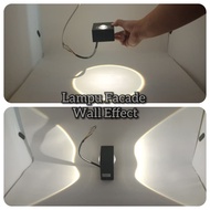 LED facade pillar building wall effect light architectural outdoor box model