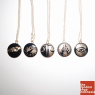 Divergent Necklace (Abnegation, Amity, Candor, Dauntless, Erudite) Gold