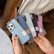 TB-FLAX FABRIC DENIM MAGNETIC CASE IPH 13-15 PRO MAX