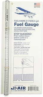 Luso Aviation Fuelhawk Aircraft Fuel Gauge, Cessna 172-26.5 Gallon