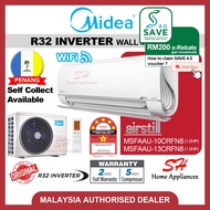 Midea R32 Inverter Air-conditioner Airstill MSFAAU AIRCOND 1.0HP 1.5HP 5-STAR ENERGY EFFICIENCY INVE