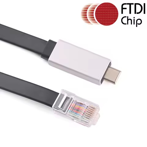 TypeC Console Cable for Cisco ,USB Type C to RJ45 8P8C RS232 Serial Console Cable for Routers Switch