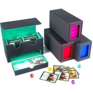 Pokémon Game King Leather Card Box Card Brick Card Holder Dice Storage Card Box Single Double Side W