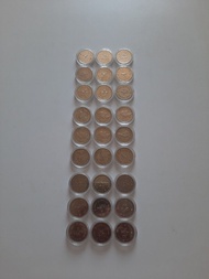 香港:前殖民地:(小1元硬幣):女皇頭:(3套):1978年:79年:1980年:1987年:88年:89年:90年:91年:1992年:(1套9個):平賣:(不要塑膠盒):可減10元:共3套27個