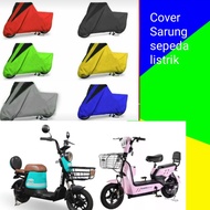 cover sepeda super / sarung sepeda mtb listrik lipat gunung - merah sepeda dewasa