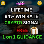 [Auto delivery] 【LIFETIME CRYPTO SIGNAL】 【1on1 GUIDANCE】 FOR BUY SELL SIGNAL 84.5% WIN RATE