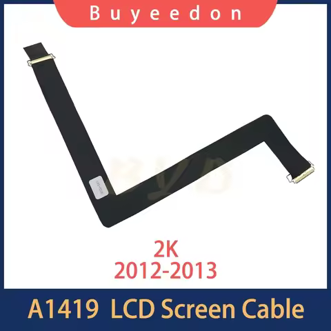 New 923-0308 For iMac 27" A1419 LCD LVDs Display Screen Flex Cable 2K Late 2012 2013