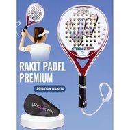 Padel CAMEWIN STORM Limited Edition Eva Premium Full Carbon Racket for Men & Women INCLUDING BAG