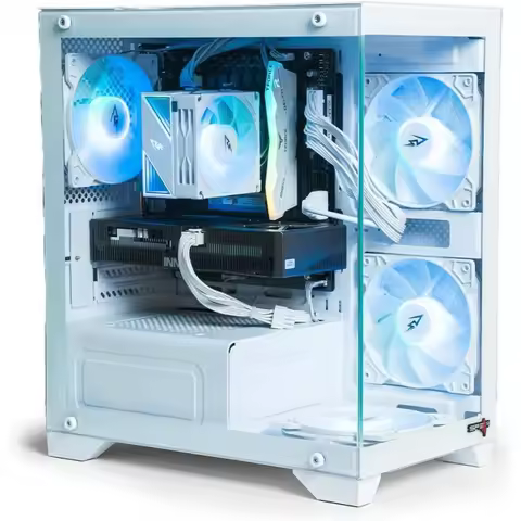 Gaming PC i5-12400F, RTX 3050, 16GB RAM, 500GB SSD, 500W PSU, H610M-K Motherboard, 4-Fan RGB Case (W