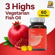 GoHerb 3 Highs' Phyto Pomegranate Vege Fish Oil Heart Supplement Three highs | Original Stock