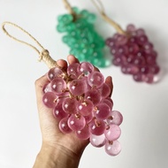 Transparent Transparent Crystal Grape Soap Creative Influencer Souvenir Grape String Soap String Gra