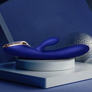 情人節 KISTOY A-king 秒愛浪潮 充氣膨脹按摩棒-藍