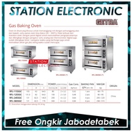 Getra Gas Baking Oven RFL-24SS / RFL-24SSGC Oven Gas Pemanggang Roti