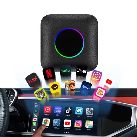Car Multimedia Box Bluetooth Stereo Ai Tv Box Youtube Auto Netflix Wireless 4G 64Gb Carplay Carlinki