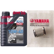 ✧✤▤ENGINE OIL LIQUI MOLI 10W40 SEMI SYNTHETIC + FILTER BESI YAMAHA LC135 / Y15 FZ150 SRL 115 R15 FI