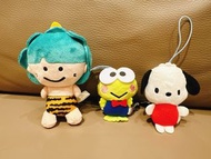 Sanrio 公仔 keroppi pc狗 雷公三兄弟 