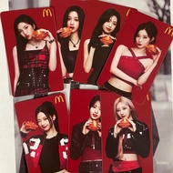 Genuine BABYMONSTER McDonald's small card endorse card burger card