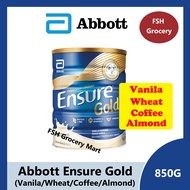 Ensure Gold - (Vanilla / Wheat / Coffee /Almond ) (850g) (Abbott)