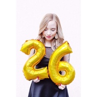 Gold number ball 70cm bso11