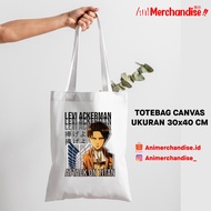 Totebag canvas Attack On Titan (Levi Ackerman)