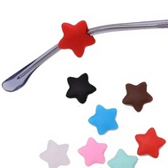 Heart Shaped Eyeglasses Non-Slip Sleeves, Soft Silicone Anti-Slip Glasses Leg Covers With Ear Hooks,