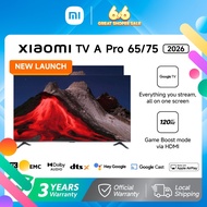 Xiaomi TV A Pro 2026 65'' / 75'' | 4K QLED | Google TV | Apple AirPlay | 120Hz