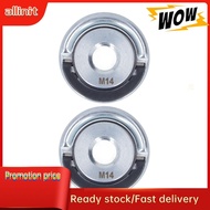 Allinit Angle Grinder Metal Lock Nut M14 High Compatibility Quick Clamp Strength Flange for Cutting Wheels
