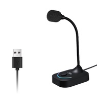 CAVEGER USB Microphone for Computer, PC/Laptop Mic, Mute Button with LED Indicator, Plug &Play Deskt