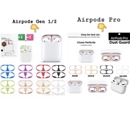 Sticker Airpods 1 Airpods 2 Airpods Pro Anti Debu / Dust Apple Airpods