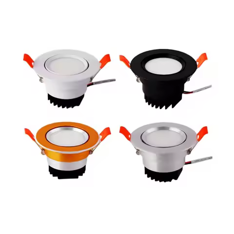 Embedded dimmable COB spotlights LED downlights 5W 7W 9W 12W 15W 18W Living room bedroom supermarket