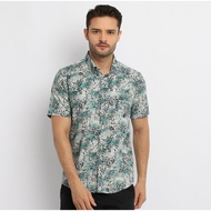 KEMEJA MAGINOT ASON GREEN Casual Slim Fit Short Sleeve Shirt