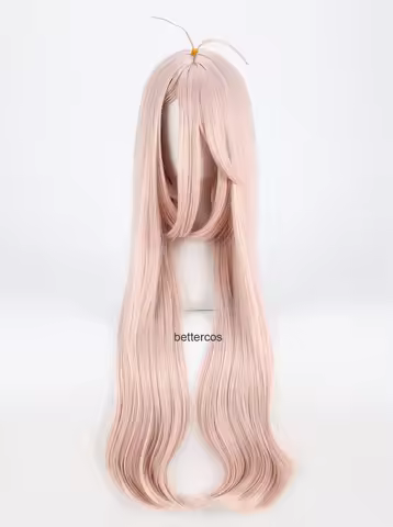 Super DanganRonpa V3 Miu Iruma Cosplay Wig 80cm Long Pink Heat Resistant Synthetic Hair Wig + Wig Ca
