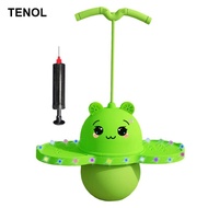 TENOL Pogo Ball with Handle Board Pogo Stick Jump for Outdoor Exercises Playground