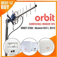 Antena Yagi Orbit Star Huawei B311 Modem Router Orbit Star 2 B312