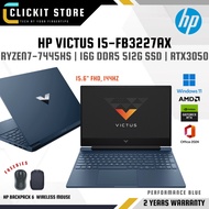 HP Victus 15-fb3228AX / 15-fb3227AX - 15.6" FHD 144Hz Gaming Laptop - Ryzen 7, 16GB / 512GB, RTX3050