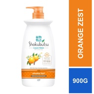 Shokubutsu Clean Fresh Orange Zest Refreshing Body Wash Bottle 900g