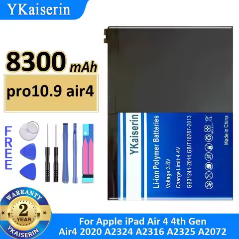 Stable Tablet Battery 8300mAh For Apple iPad Air 4 4th Gen Air4 2020 A2324 A2316 A2325 A2072 pro10.9