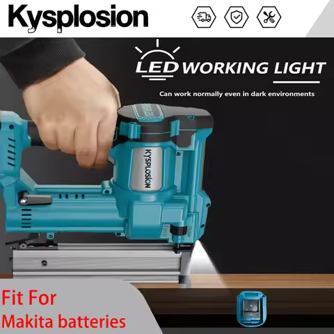 Brushless Electric Nail Gun F15-F50 K410-K4 2in1 Cordless Stapler Framing Nailer Tacker Tool For Mak