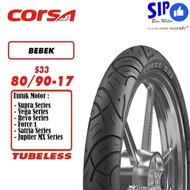 STANDARD MOTORCYCLE TIRES Ring 17 CORSA S33 80/ 90-17 TUBELESS SATRIA FU, SUPRA, MX, BLADE MOTORCYCL