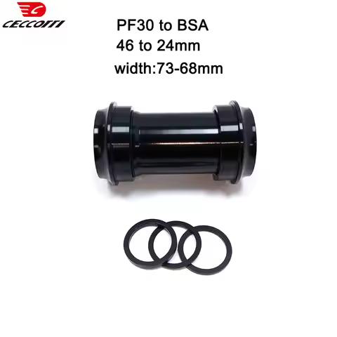 T47 PF30 BB30 BB92 Adapter MTB And Road Bike Thread Press Fit Bottom Bracket Central Movement Bicycl
